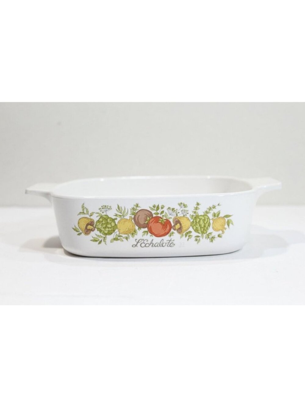Vintage 1 Quart Casserole Dish - Corning Ware Spice of Life Design, Oven Safe